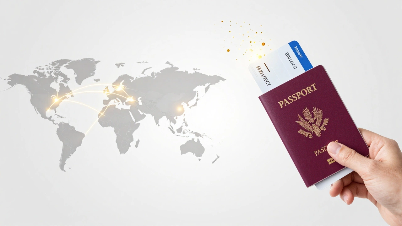 Conceptual art of global travel rewards and flexible redemption options