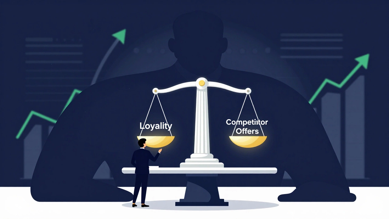 Abstract illustration of negotiating credit card rates