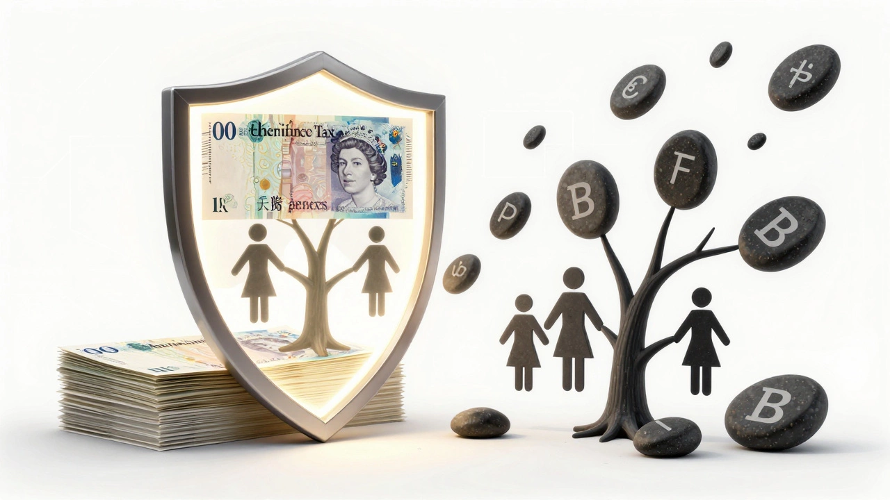 Shield protecting pension assets from debts and taxes for heirs